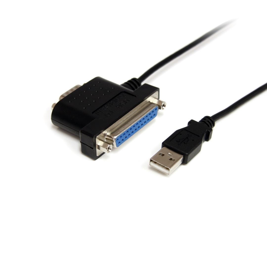USB to Serial RS232 and Parallel Adapter Cable