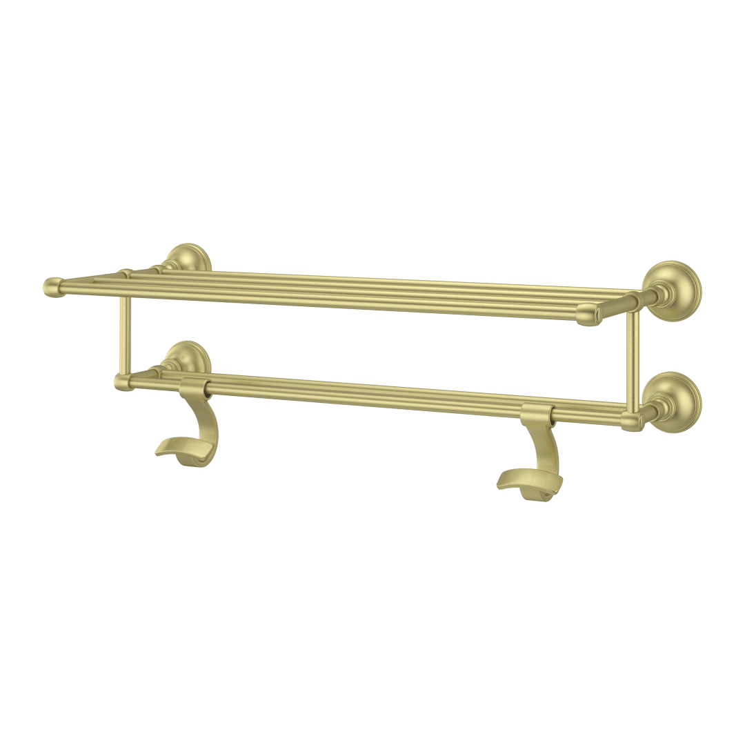 Tisbury 24" Towel Rack in Brushed Gold