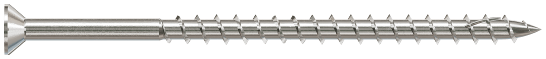 Simpson Strong-Tie T10350WP1 Deck-Drive™ DWP WOOD SS Screw — #10 x 3-1/2 in. T-25, Flat Head, Type 316 (1 lb.) (Pack of 800)