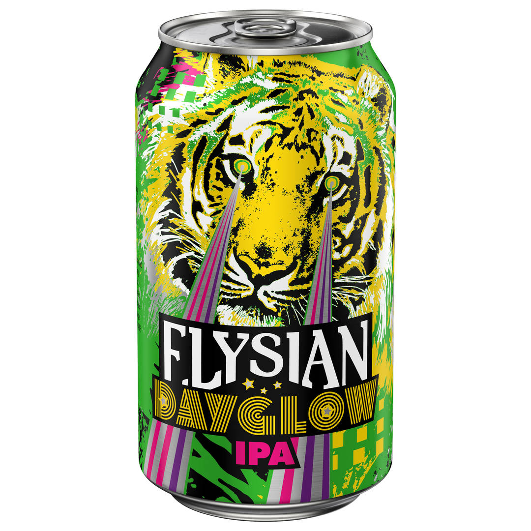 Elysian Day Glow 12 oz Single CAN 7_4ABV - Plain Aluminum - Standard Gloss - Craft Direct