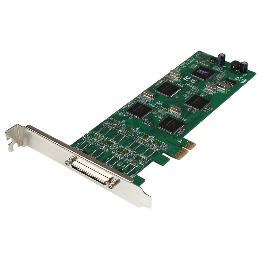 PCI Express Serial Port Card with Breakout Cable