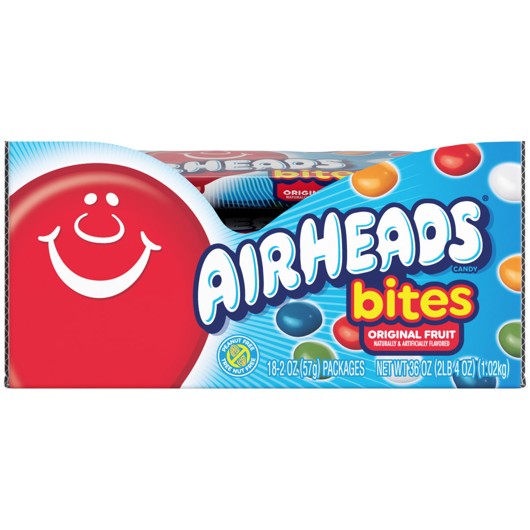 Airheads Bites Fruit 2 oz Bags - 18 Pack