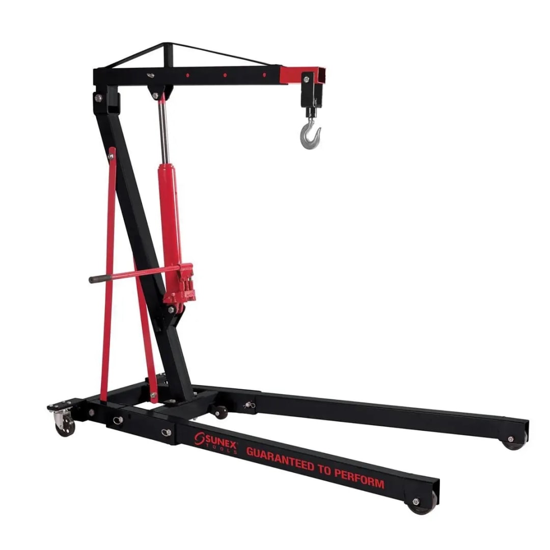 2 Ton Folding Engine Crane with Dual Pump