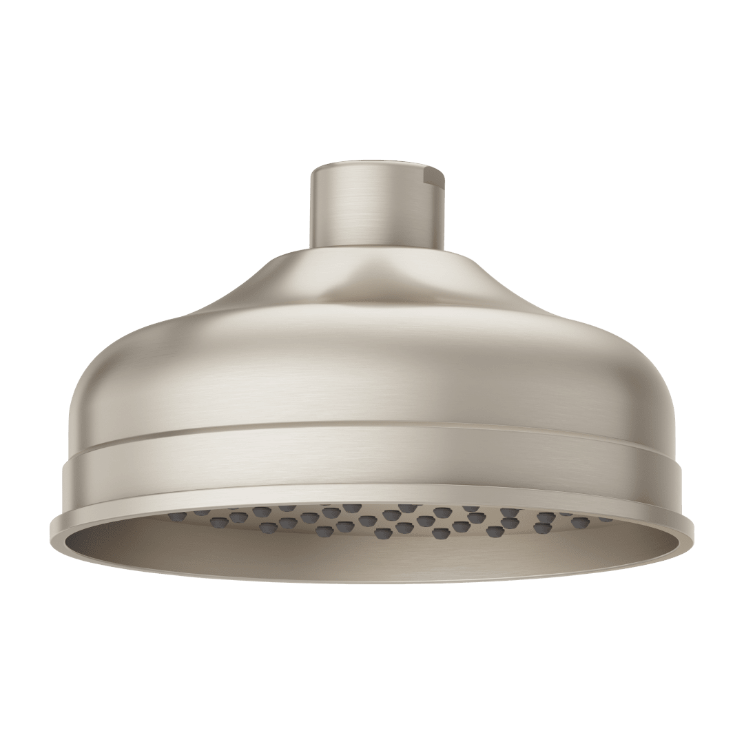 Tisbury Single Function Raincan Showerhead in Brushed Nickel