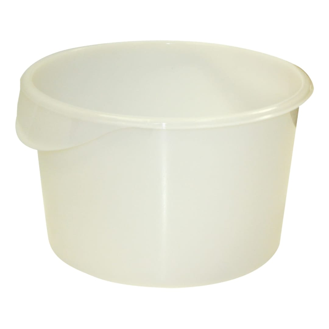 Round Storage Container 12 QT White