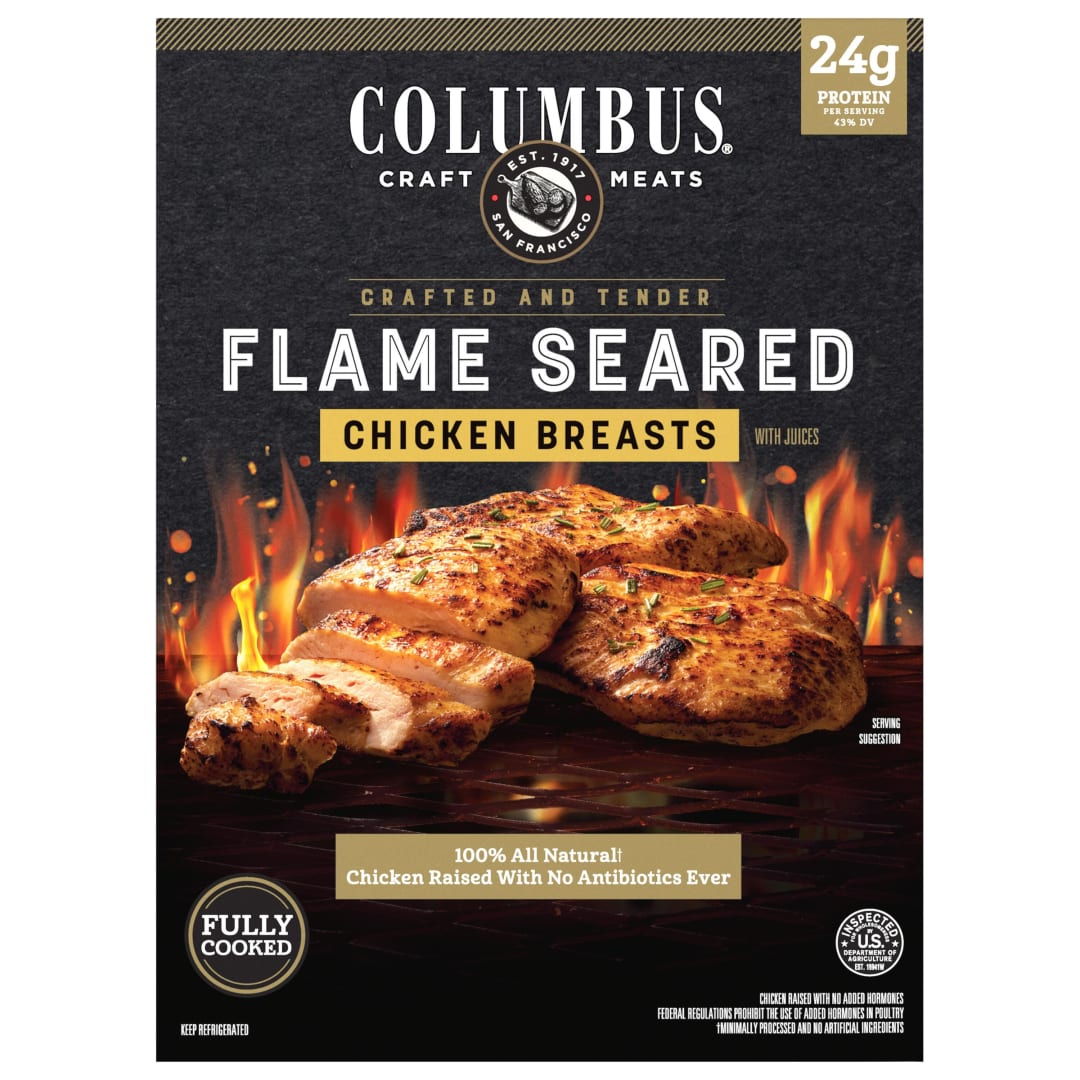 6 pack 24 oz flame seared chicken breast