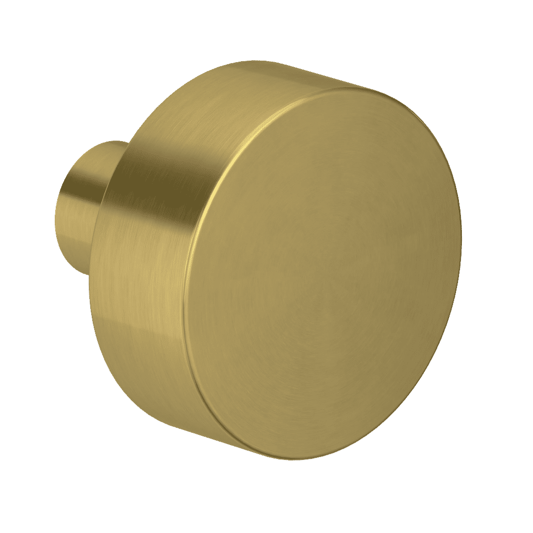 4404 Contemporary Knob, 1.25", In Heirloom Brass