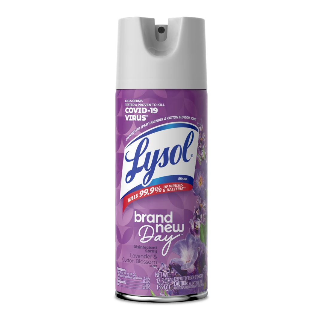 LYSOL® Disinfectant Spray - Brand New Day Lavender 6/12.5 oz.