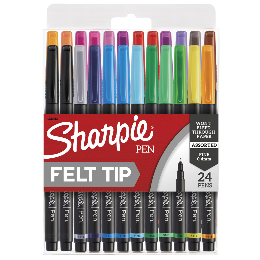 SHARPIE PEN 24 CT ASST