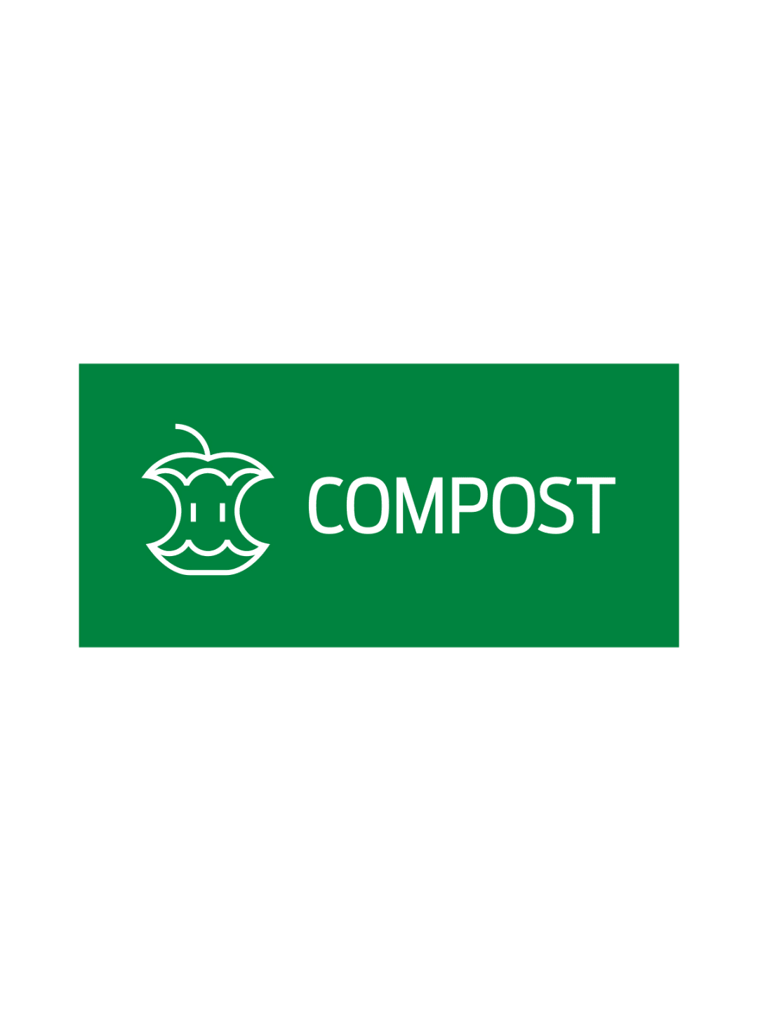 RISE - Single - Sign - Compost - Green