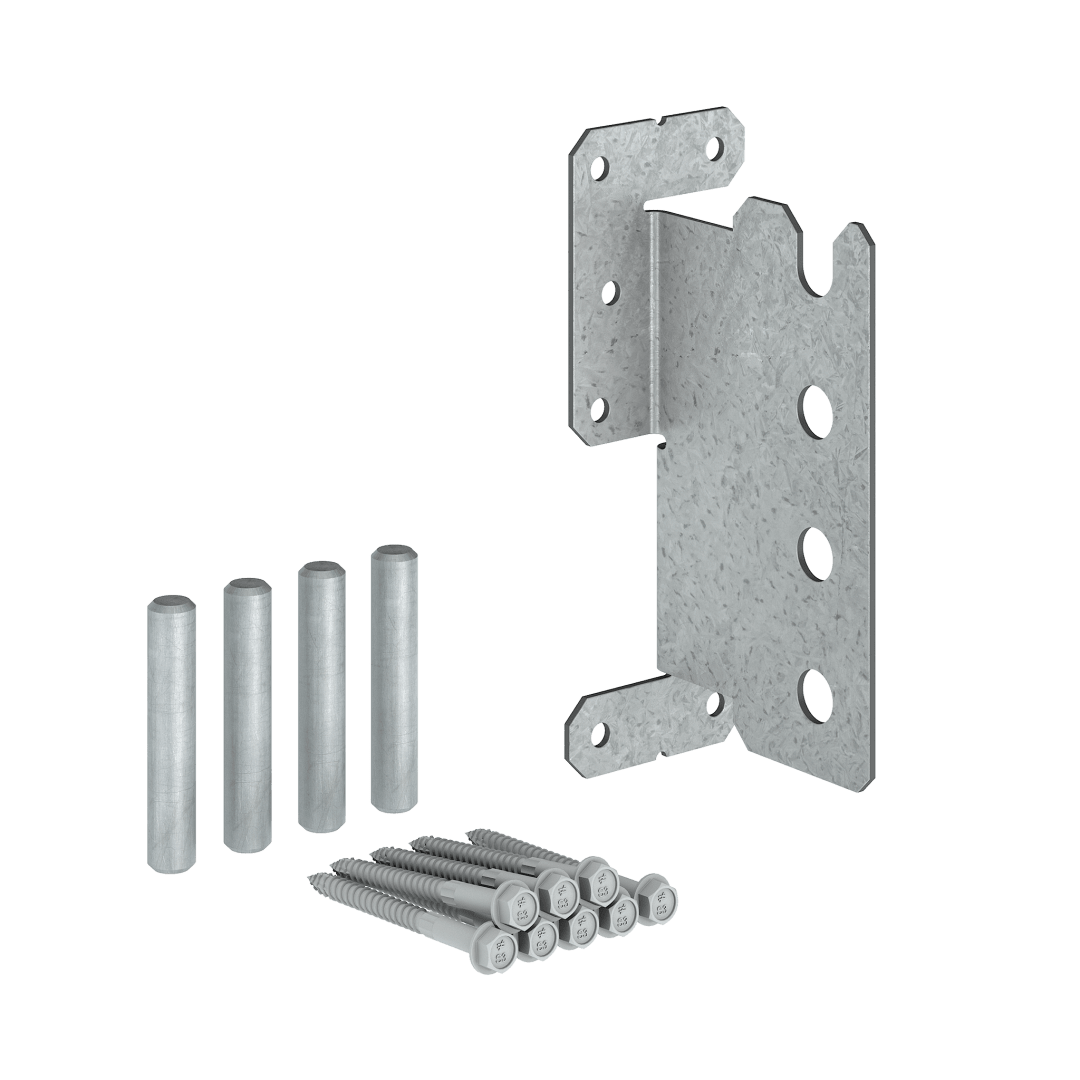 Simpson Strong-Tie CJT4ZS CJTZ® 12-Gauge ZMAX® Galvanized Concealed Joist Tie with (4) Short Pins (Pack of 320)