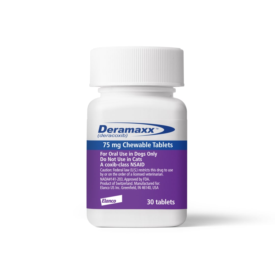 Deramaxx - 30 tablet bottle (75mg)