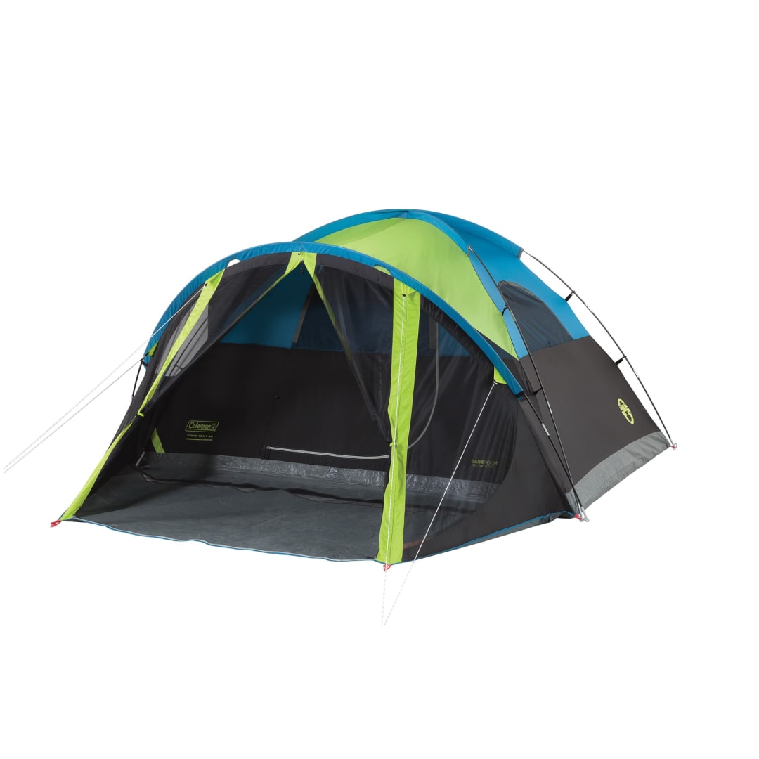 Coleman Carlsbad Dark Room Tent with Screened Porch, 4/6 Person Tent Blocks 90% of Sunlight to Keep Inside Cool, Weatherproof Shelter with Easy Setup, Made of PFAS-Free Materials