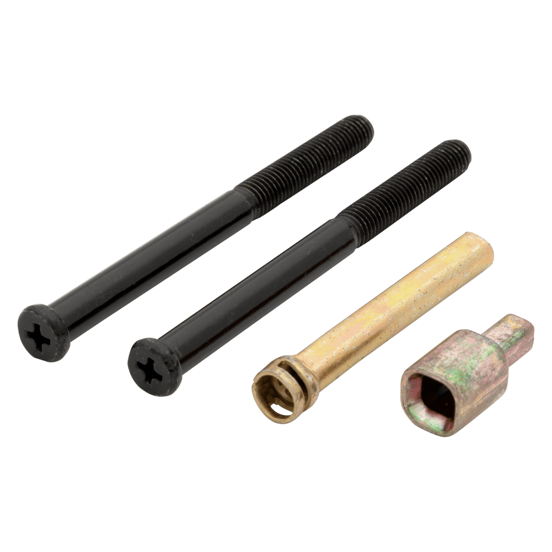 Deadbolt Mounting Screws for Thick Door in Matte Black or Venetian Bronze Finish