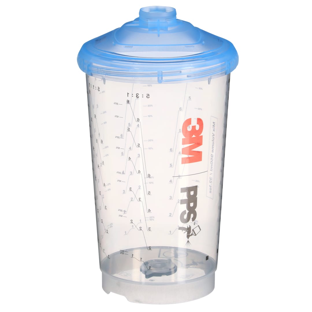 3M™ PPS™ Serie 2.0 Hartbecher Lackverarbeitungssystem Kit, Groß, 950 ml, 125 µm, 26164