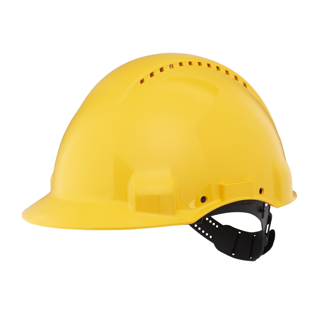 3M™ Sert Başlık, Uvicator, Pim Kilitli, Havalandırmalı, Plastik Ter Bantlı, Sarı, G3000CUV-GU