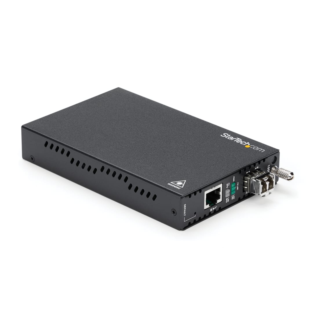 In-Band OAM Fiber Optic Media Converter MM LC 500m