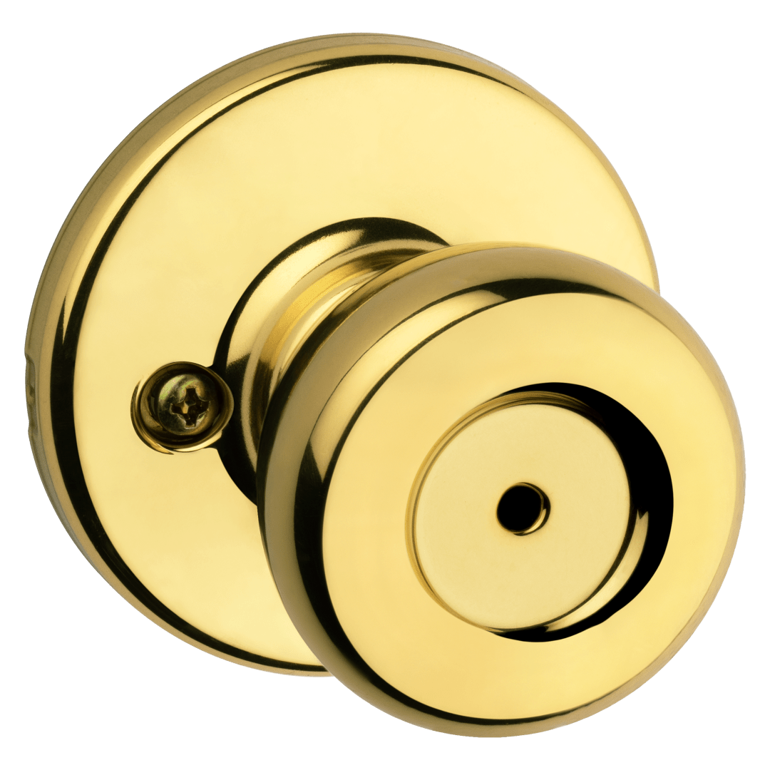 Tylo Bed/Bath Knob in Polished Brass