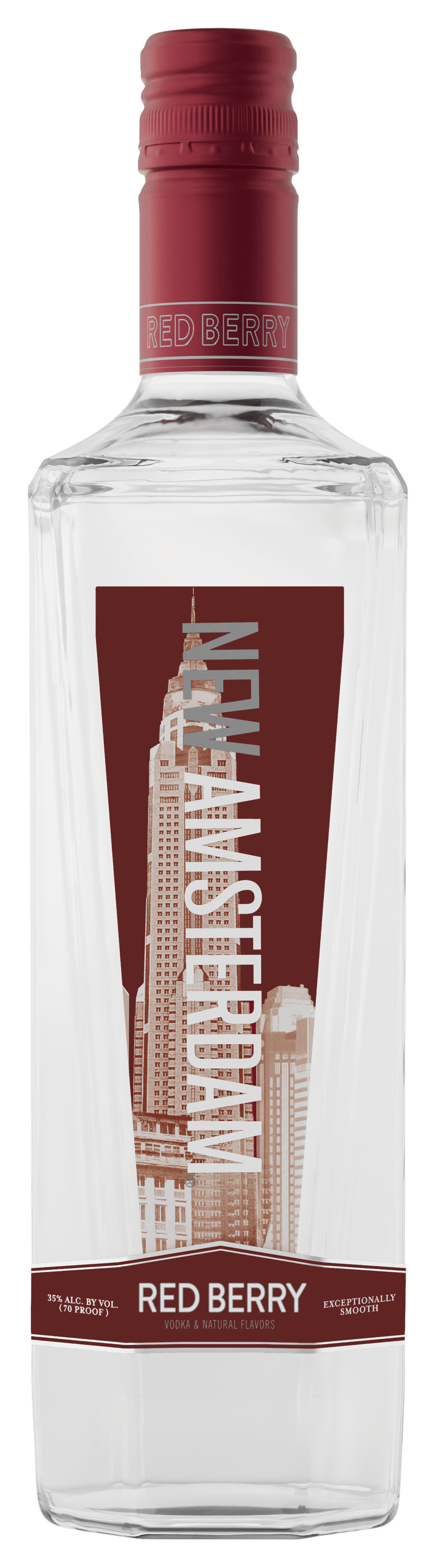 New Amsterdam Red Berry Flavored Vodka 1L