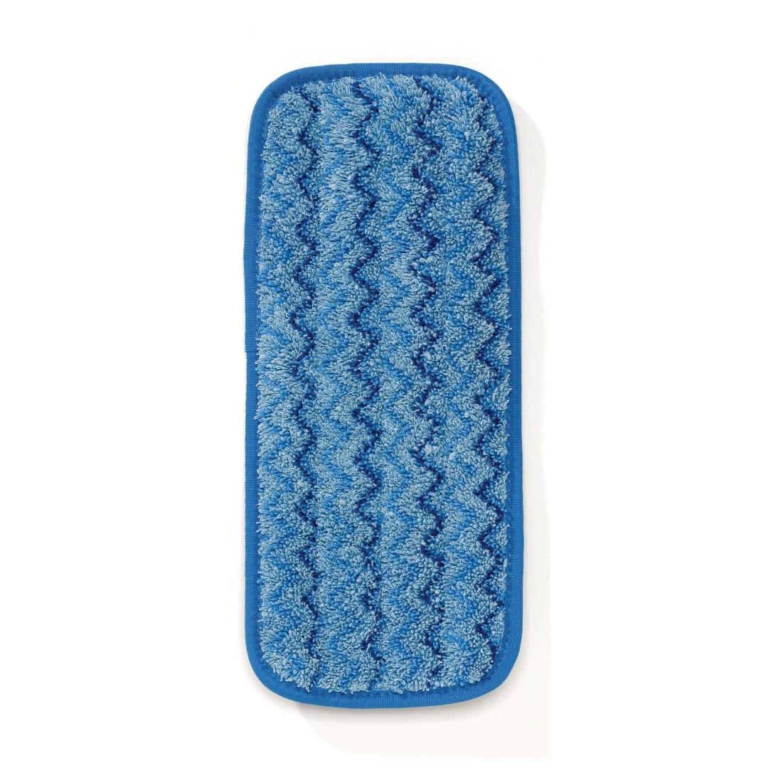 Rubbermaid Commercial Products HYGEN 11" Microfiber Mop Pad, Blue