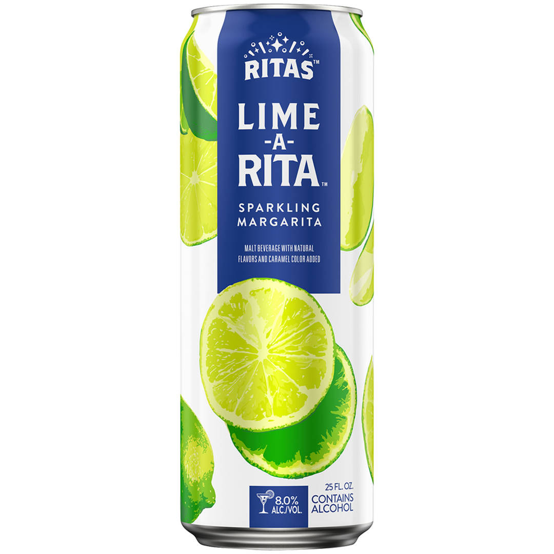 Ritas Lime-A-Rita Sparkling Margarita, 25 FL OZ Can, 8% ABV