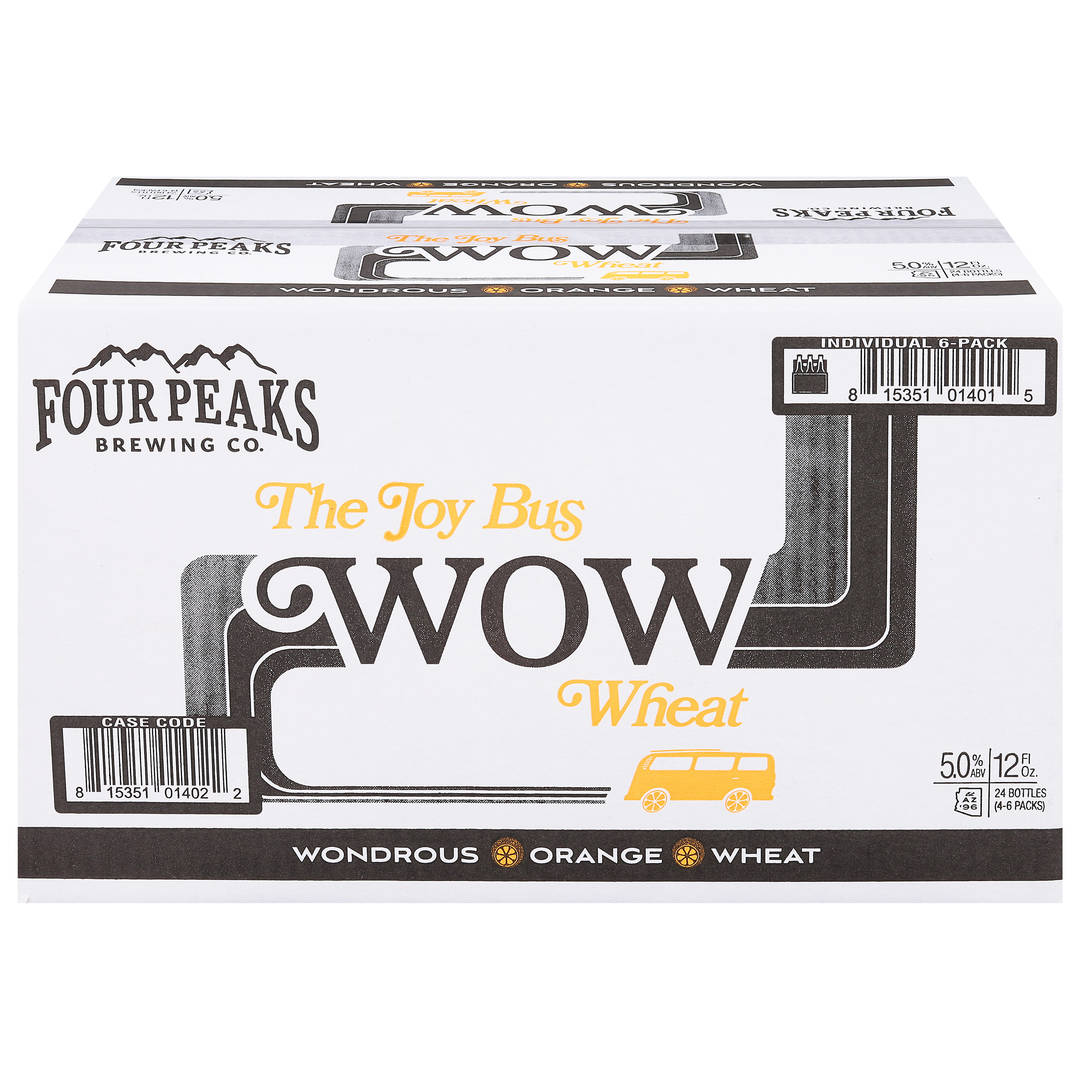 Four Peaks Brewing Co. The Joy Bus Wow Wheat Beer 4 - 6 Bottle Packs