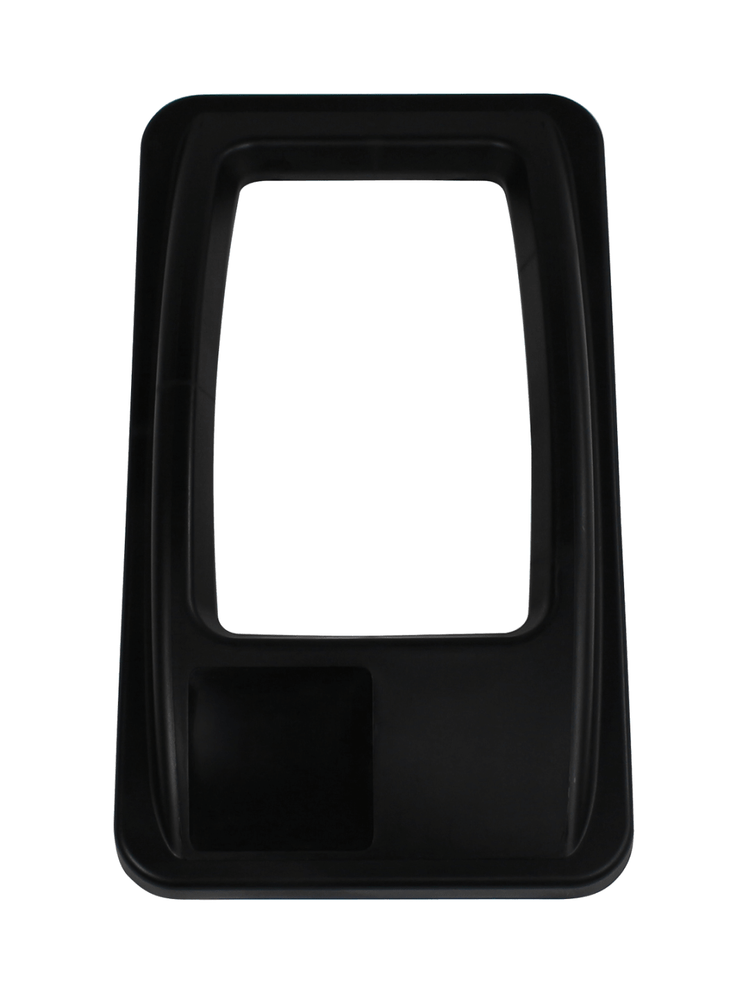  WASTE WATCHER - Single - Lid - Full - Black