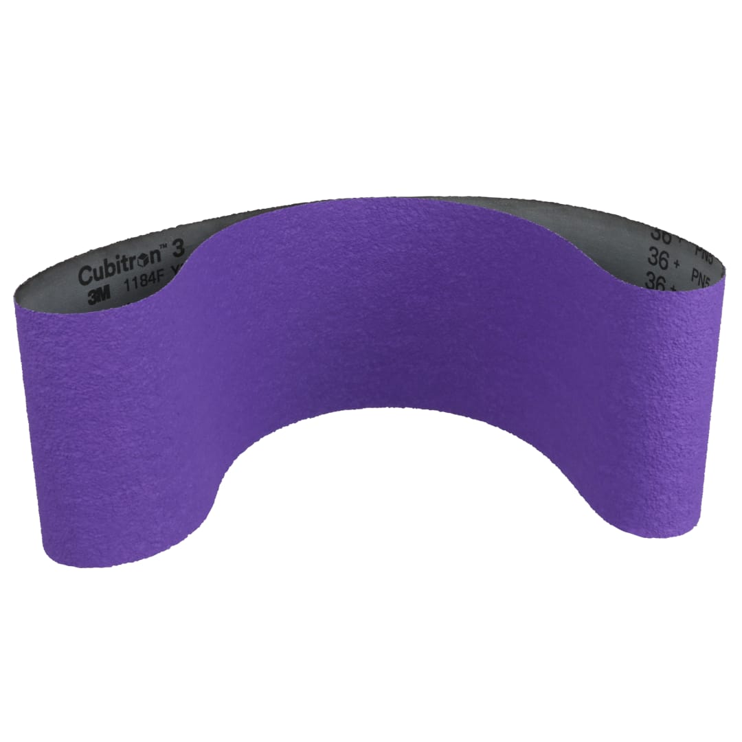 3M™ Cubitron™ 3 Bez Bant 1184F, 36+ YF weight, 150 mm x 2500 mm, 10 ea/Case