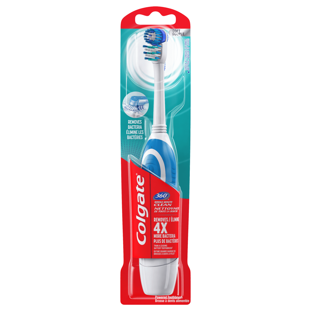 Colgate 36 Battery Powered Toothbrush Handle, Soft
