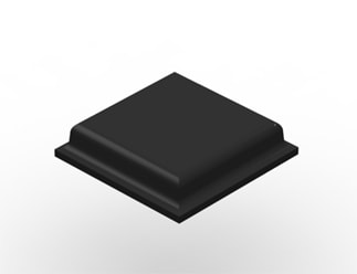 3M™ Bumpon™ SJ5007 Elastikpuffer, Schwarz, 10,4 x 2,5 mm, Klebstoff Natur-Kautschuk R-30