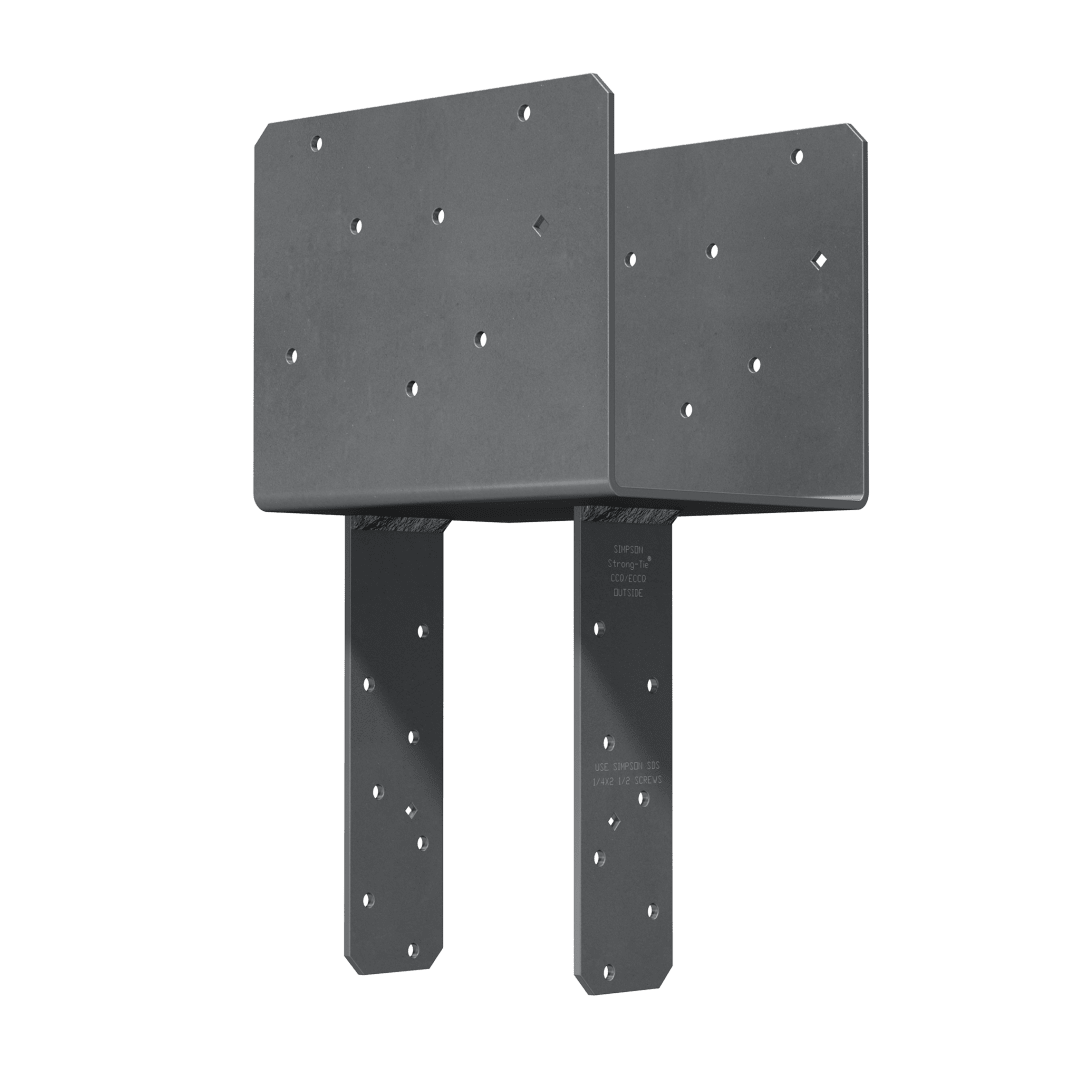 Simpson Strong-Tie ECCQ7.1-6SDS2.5 ECCQ™ End Column Cap for 7 in. Beam, 6x Post, with Strong-Drive® SDS Screws