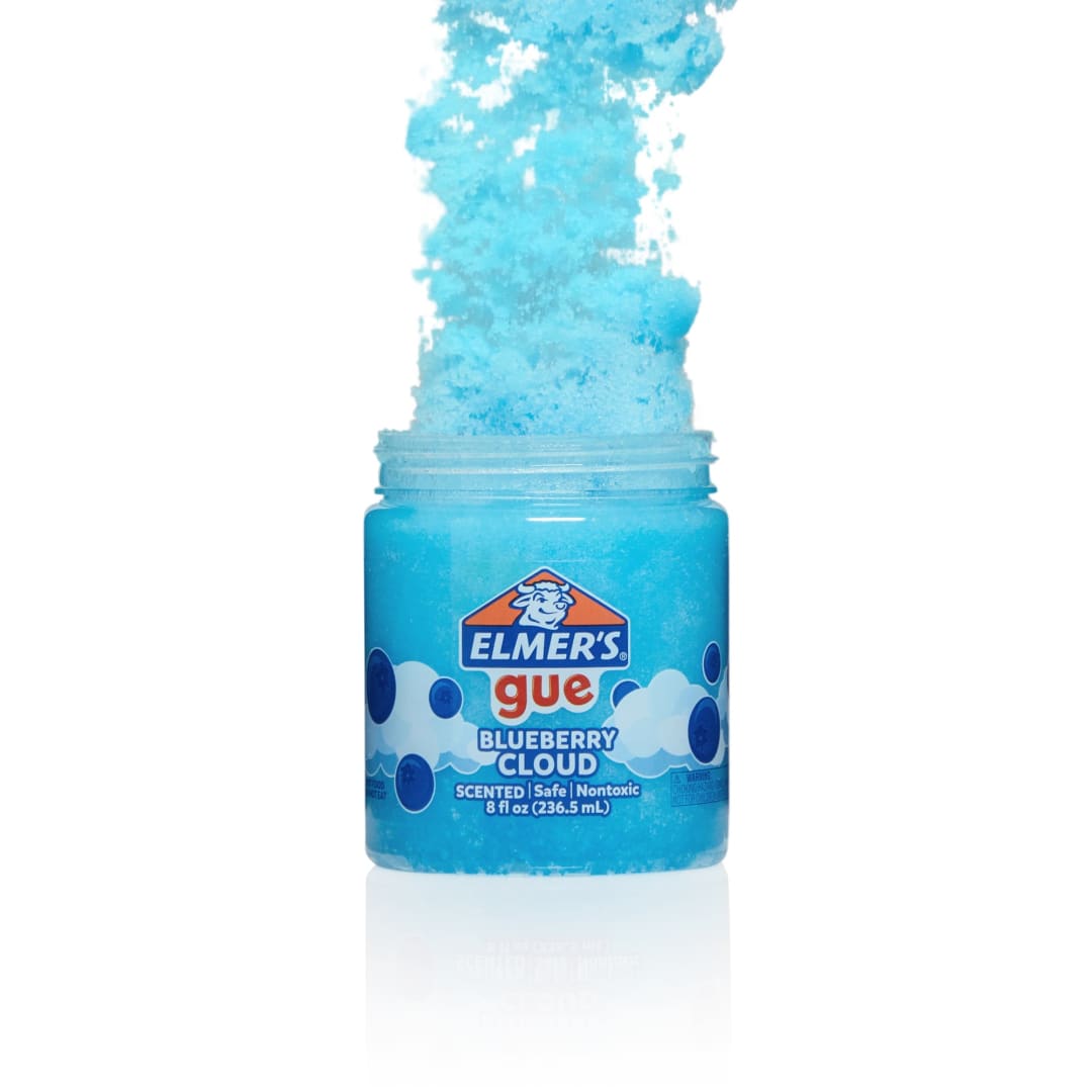 Elmer's Gue Pre Made Slime, Blueberry Cloud Slime, Scented, 1 Count