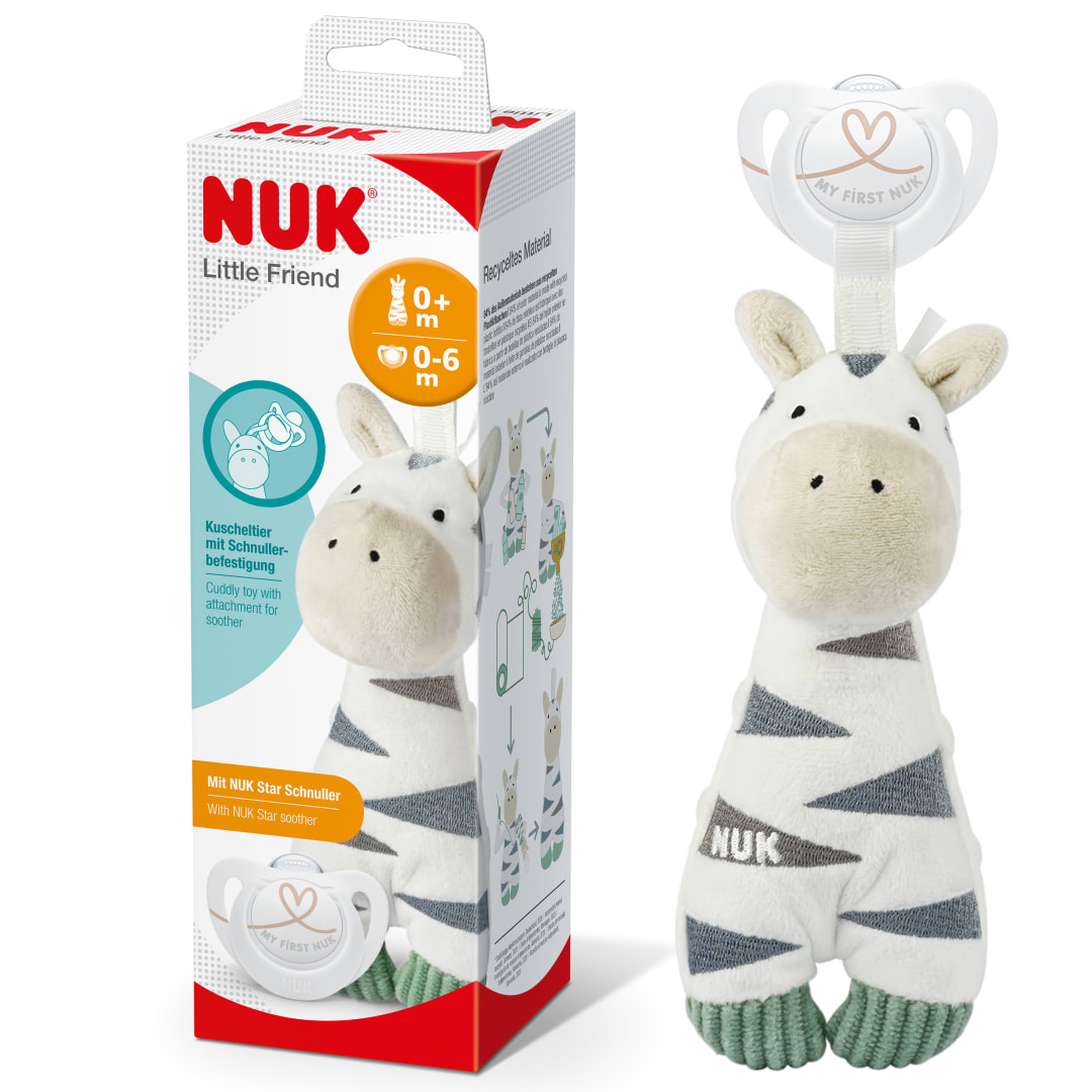 NUK LITTLE FRIEND ZEBRA
