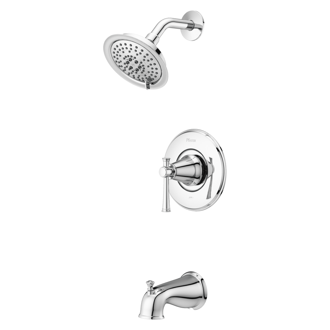 Renato 1-Handle Tub & Shower Faucet in Polished Chrome