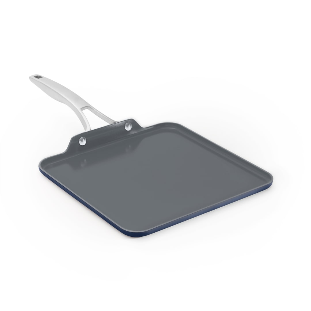 Calphalon®  Premier Ceramic Nonstick 11" Square Griddle, Midnight Blue