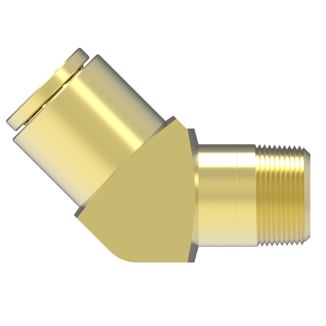 Aeroquip 5/8 X 1/2 NPT Dot Swivel 45° Male Elbow