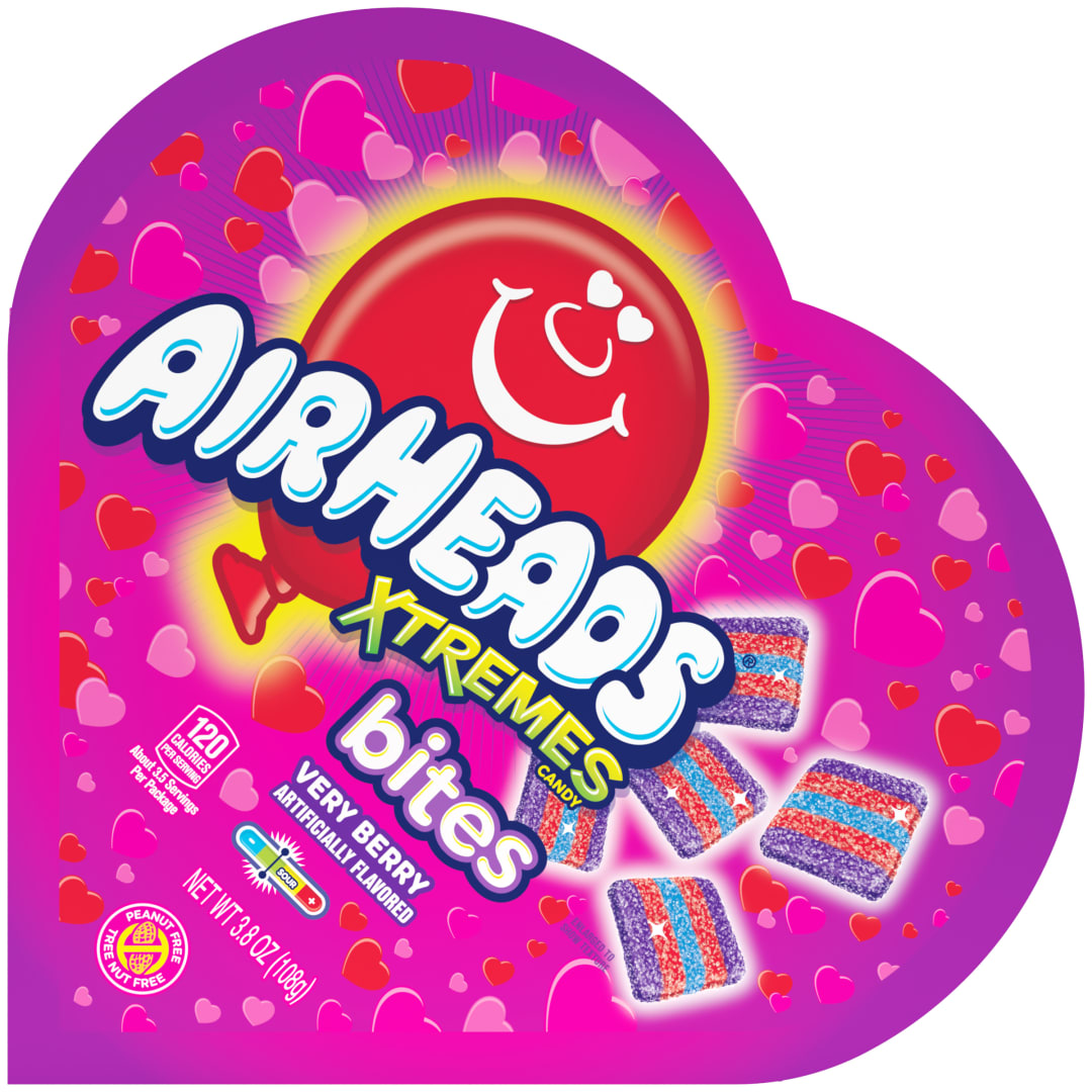 Airheads Xtremes Bites Very Berry 3.8 oz Valentine's Day Gift Box