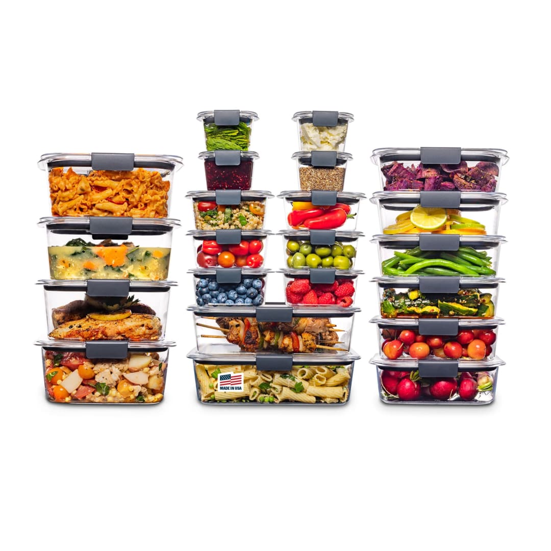 Rubbermaid Brilliance 44-Piece Food Storage Container Set