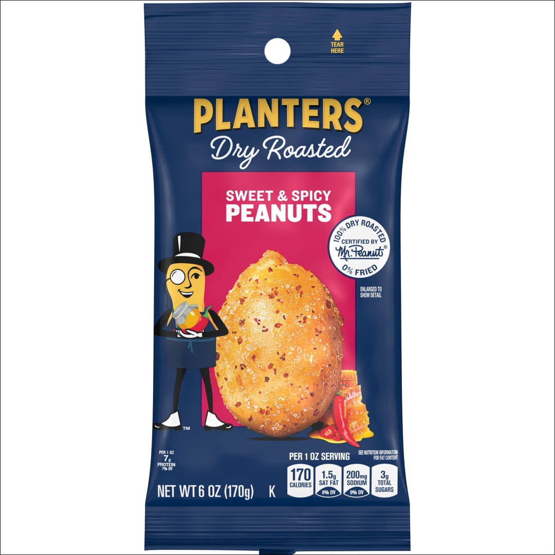 PLANTERS Sweet N Spicy Dry Roasted Peanuts Big Bag