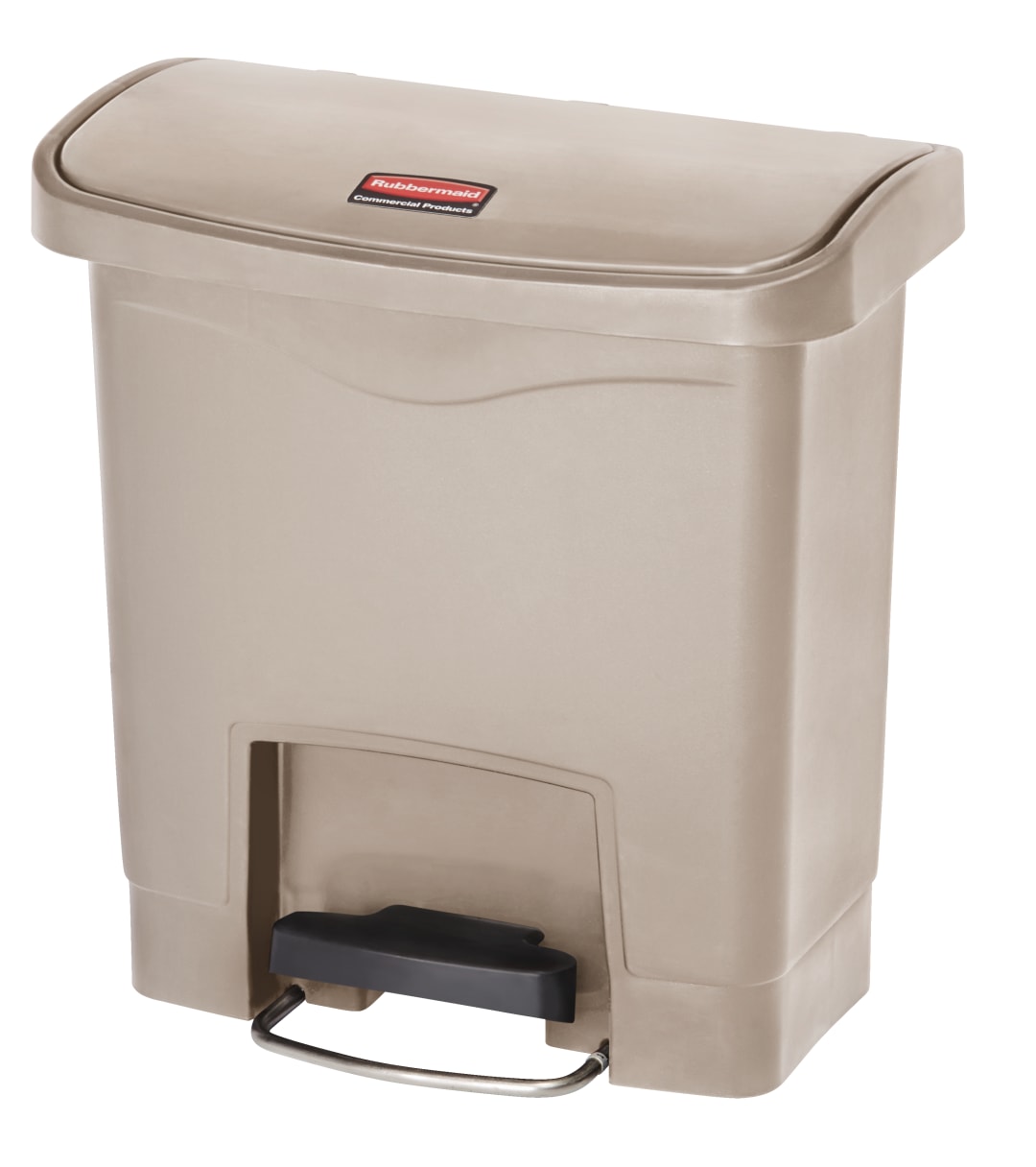 Slim Jim® 4 Gal Step On Resin Front Step Beige