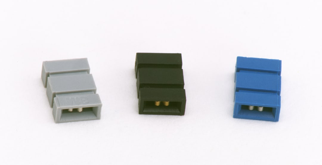 3M™ 929957-08 Pak 100 Kurzschlussbrücke, Grau, 2,54 mm, Gold 0,76µm