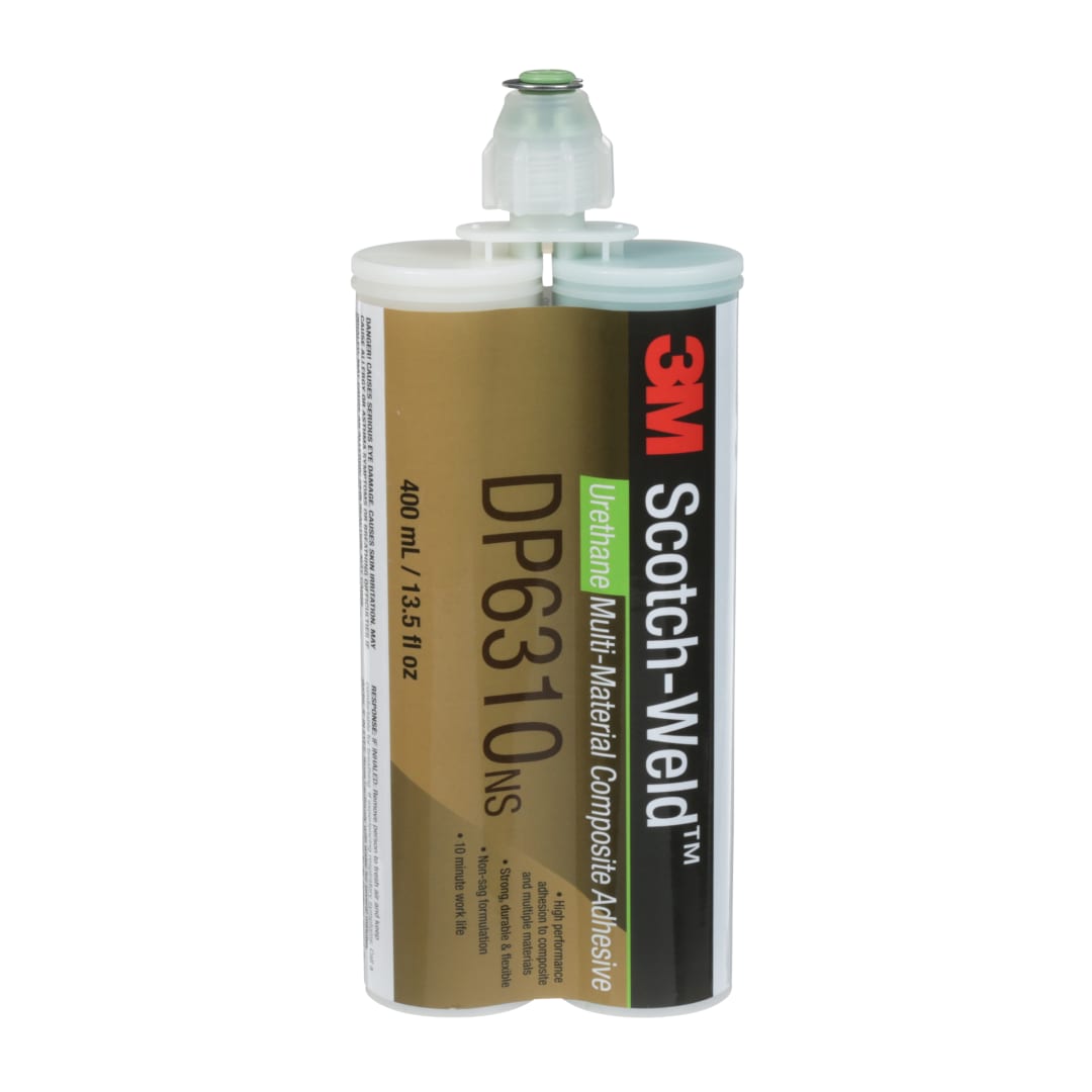 3M™ Scotch-Weld™ polyuretánové lepidlo na lepenie kompozitných a ďalších materiálov DP6310NS, zelené, 400 ml