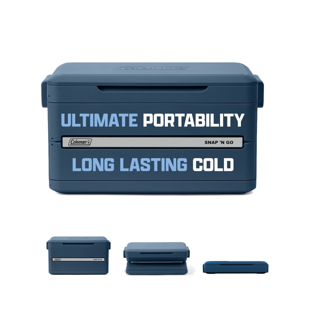 Coleman® Snap 'N Go™ 55-Quart Collapsible Hard Cooler