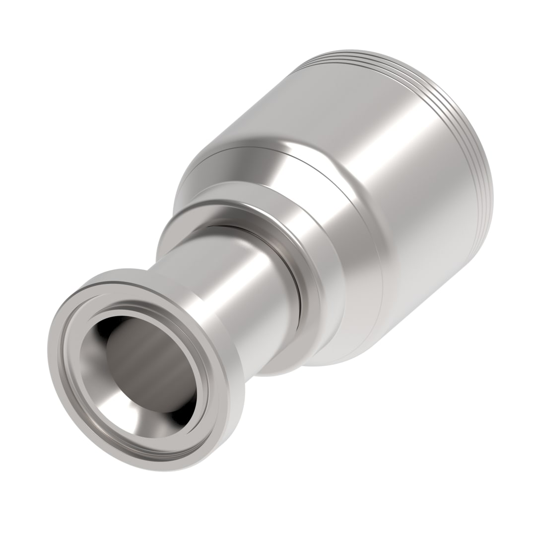 Aeroquip 1 1/4 Cd61 Flange X 1 1/4 Hydraulic Hose Fitting 4 Way