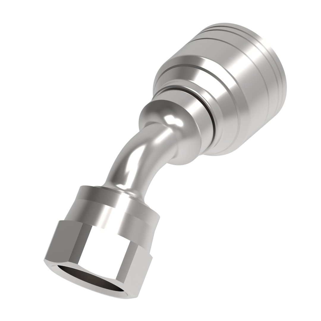1/2 FJIC 45D X 3/8 HYD HOSE FITTING