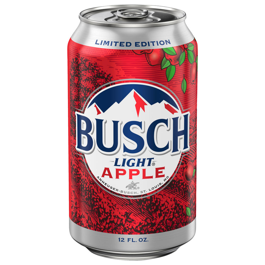 Busch Light Apple American Lager Beer 12 fl oz Can 