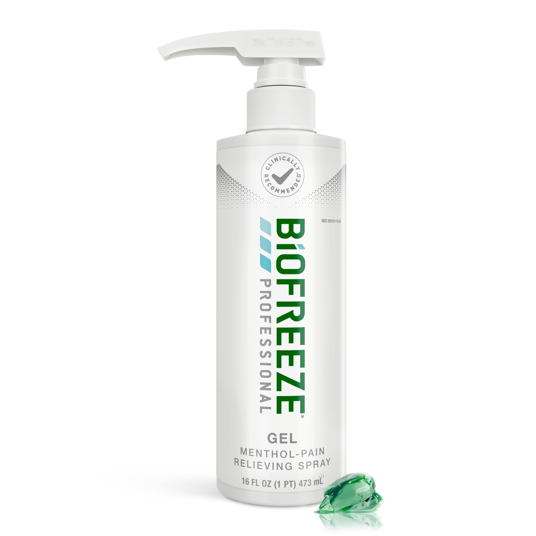 Biofreeze Professional Pain Relief Gel, 16 oz. Pump, Green