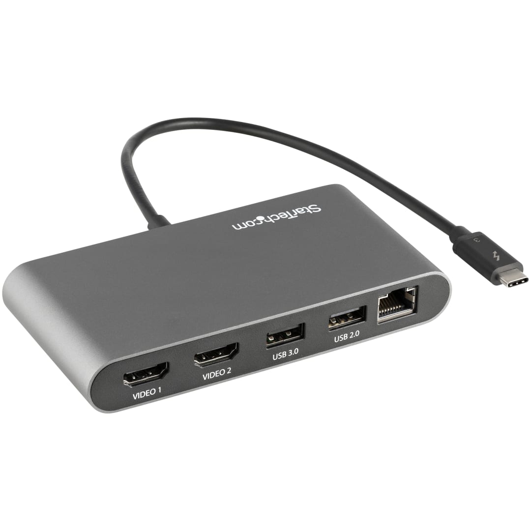 Thunderbolt 3 Mini Dock with Dual 4K 60Hz HDMI