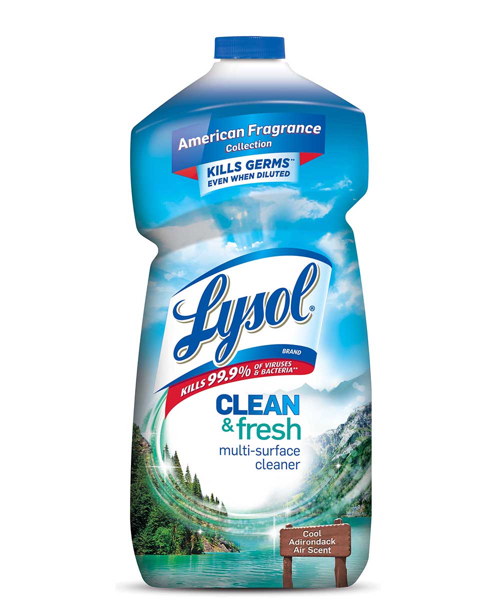 LYSOL® Clean & Fresh Multi-Surface Cleaner - Pourable Cool Adirondack Air 6/48 oz.