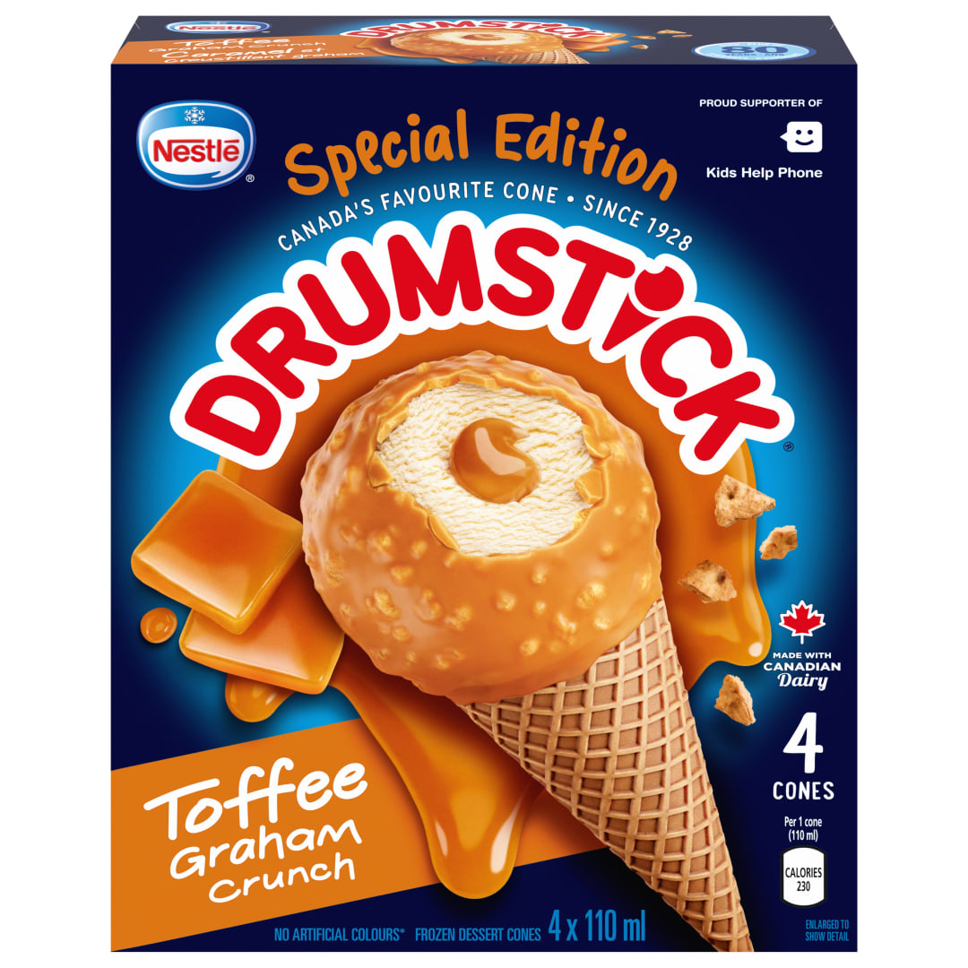 DRUMSTICK Toffee Grhm Cr 12(4x110ml) CA